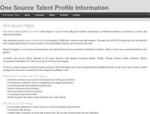 Tablet Screenshot of onesourcetalentprofile.info
